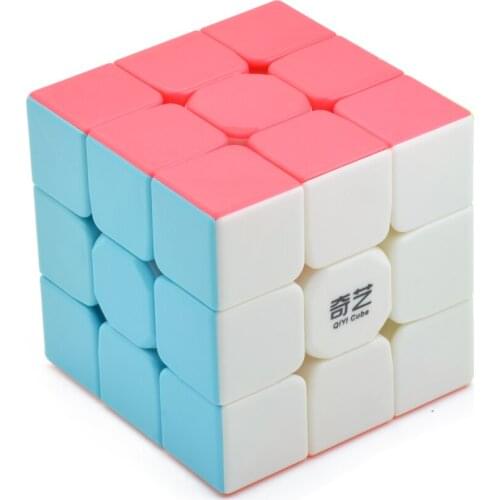 Magic Cube Puzzle New Qiyi 3x3x3 New Sail W or Warrior S Speed Cube for Beginner Professional Toys for Children Kids Cubos