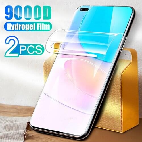 2Pcs Full Cover Soft Hydrogel Film For Huawei Nova 8i Phone Protection For Wuawei Nova8i 6.67" Phone Screen Protector Not Glass