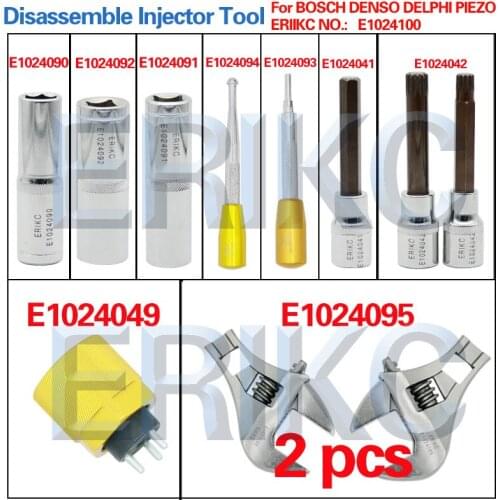 ERIKC E1024100 Common Rail Injector Repair Tool Kits Diesel Injector Removal CR Injector Repair Tools Assemble Disassemble Tools