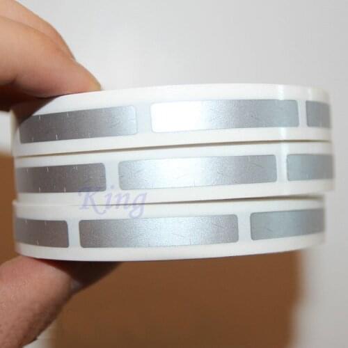 Scratch Off Sticker 6 x 35 mm Scratch Off Using A Coin Silver Color Blank Code Cover Password Sticker Scratch Card Sticker