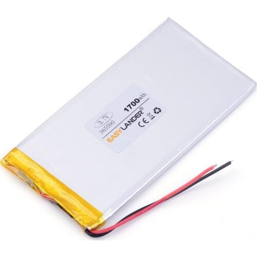 The new high-capacity polymer battery 3.7V rechargeable batteries lithium batteries Tablet PC battery 365590 1700mah GPS