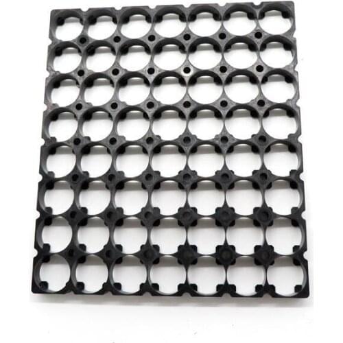 300pcs/lot MasterFire 7*8 18650 Batteries Spacer Radiating Holder Bracket Black Plastic Battery Storage Box Holder Brackets