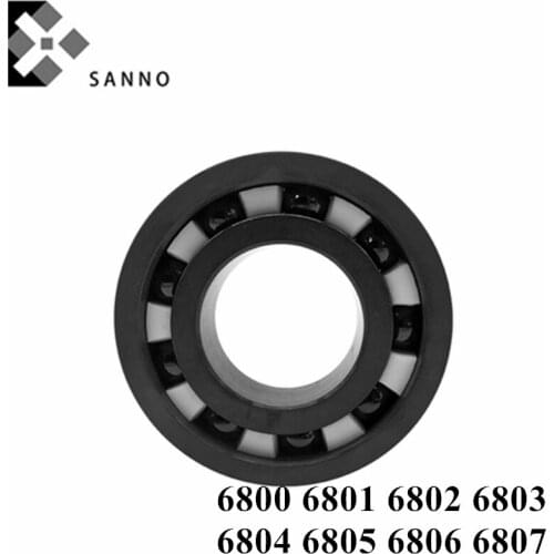 Si3N4 silicon nitride full ceramic balls bearing 6800 6801 6802 6803 6804 6805 6806 6807 high speed ceramic skateboard bearings