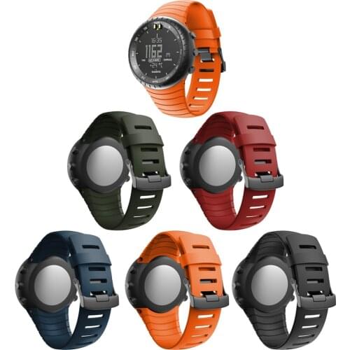 Brand new high quality silicone watch strap For Suunto Core replace watch band wristband watch belt Easy install accessories