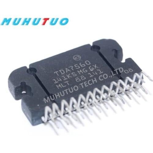 10PCS TDA7560 4*45W ST car audio amplifier chip IC integrated circuit ZIP-25