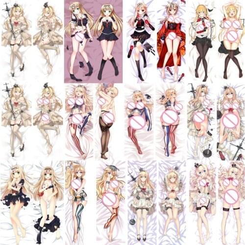 2020-Jan update Japanese Anime Kantai Collection KanColle Hugging Body Pillowcase HMS Warspite Dakimakura Pillow Cover Case