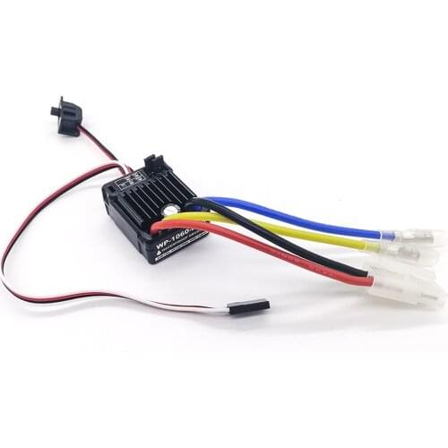 60A Brushed Waterproof ESC Electric Speed Control for 1/10 Tamiya Traxxas Redcat HPI RC Car Motor Ship Model Spare Parts