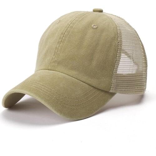 Summer Women Baseball Cap Unisex Outdoor Cotton High Quality Sun Hat Embroidered Mesh Baseball Caps Adjustable Breathable Hat