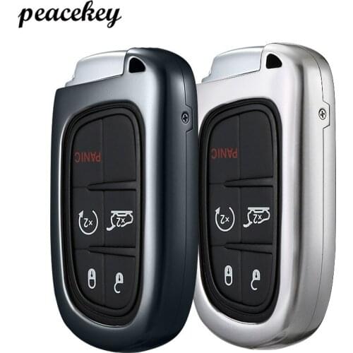 Peacekey Car Key Covers Case For Jeep Journey Chrysler 300 Grand Cherokee Compass Patriot Dodge Shell Car-Styling