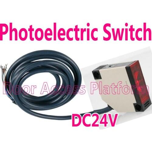 DC24V Photoelectric Switch Sensor Diffuse eflectance Beam access control Infrared sensor sliding door and car parking sensor kit