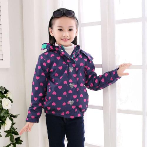 New 2021 Spring Autumn Baby Girls Warm Waterproof Windproof Jackets Girls Coats Child Coat Children Outerwear For 3-12 T