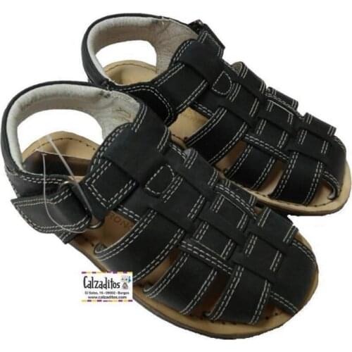 For child sandals Roman type fur Conguitos