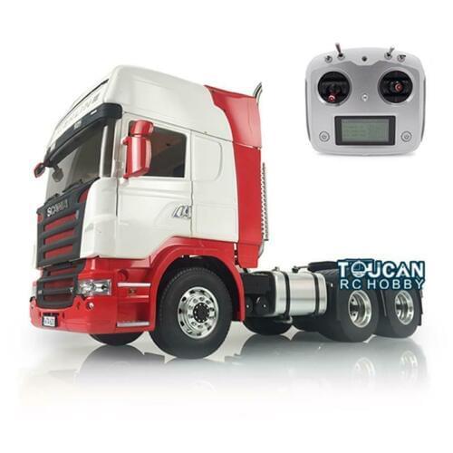 LESU RC 1/14 6*6 Metal Chassis Painted Hercul Scan 802C Cabin Chimney Radio THZH0597-SMT2