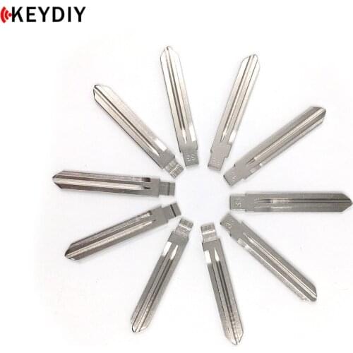 KEYDIY 10 Pcs/lot Metal Blank Uncut Flip KD Remote Key Blade HYN14RFH 33# For Hyundai NF