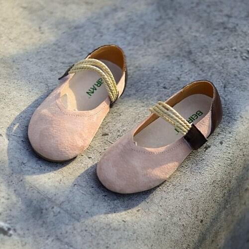 Summer Genuine Leather Girls Fisherman shoes Suede Girls Beach Sandals Kids Princess Children Sandals