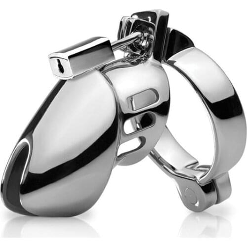 Metal Chastity Device Cock Cage Chastity Belt Penis Cock Trumpet Cage Cock Cage BDSM Sex Toy For Men CB005S