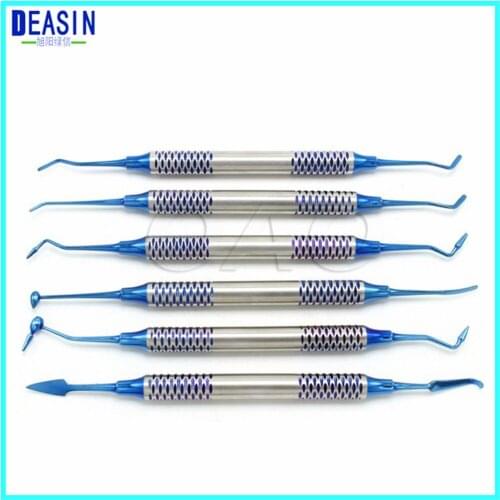 6PCS/SET dental Resin packer set Resin Aesthetic Restoration Kit Resin phototool dentist tools