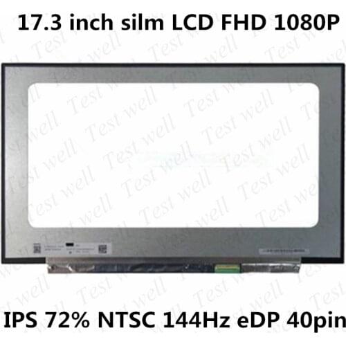 Original 17.3'' FHD 144HZ Laptop lcd screen B173HAN04.9 Fit N173HCE-G33 FOR Allienware 51m ASUS 6Plus FX86SM HP 5 PLUS RTX2070