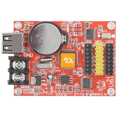 P10 hub12 single and dual color led display modules controller card HD-U6B