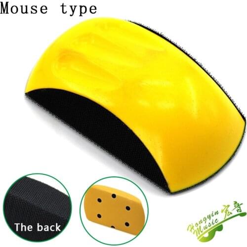 Guitar Bass Professional Tools Hard Sponge Brush Mouse Type Maintenance Cleaning For Guitar Polish Brush