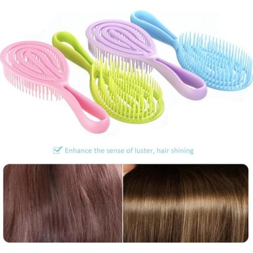 Hair Comb Scalp Massage Hair Brush Wet Curly Detangle Hairbrush Tangle Teaser Comb Women Salon Hairdressing Styling Tools