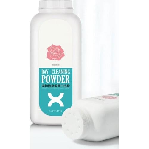 Pet Shampoo Pet Cat Dog Puppy Natural Plant Starch Dry Cleaning Shampoo Powder Pet Dry Cleaning Powder STTA889