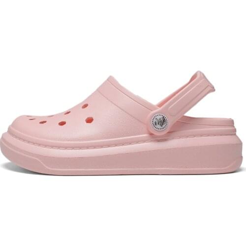 Similarfree Couple Sandals Summer Women Shoes Rubber Breathable Slippers For Men Size 36-47 Casual Shoes Waterproof Sandals