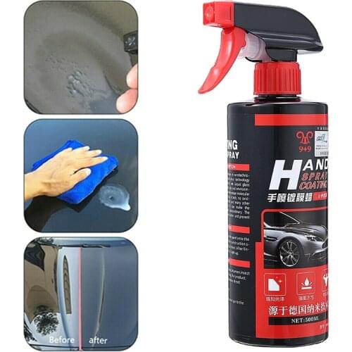 Nano Coating Agent 500ML/bottle Shine Armor Car Manual Polish Coat Spray Quick For Car Wash & Maintenance