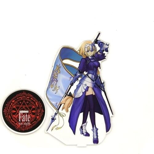 Fate Grand Order Jeanne d'Arc Joan of Arc acrylic standee figurines desk decoration cake topper
