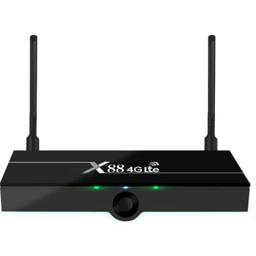 X88 4G LTE RK3328 chip 2GRAM 16G ROM android 9 tv box,4G LTE set top tv box with SIM Card