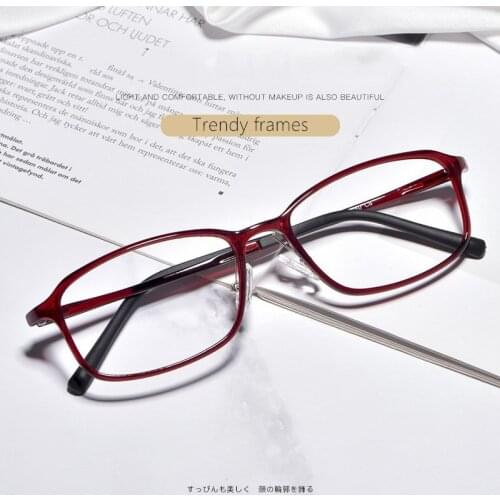 Ultralight Toughness TR90 Full Frame Spectacle Frame Elastic Paint Men and Women Optical Prescription Spectacle Frame M8003