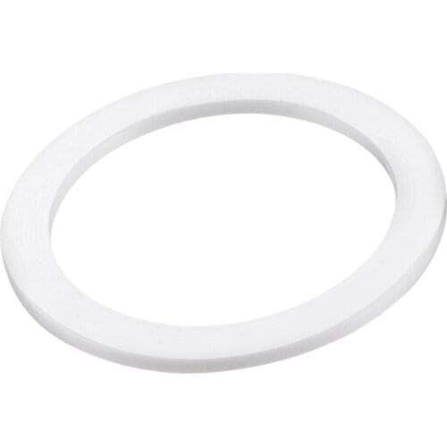 Uxcell 10pcs PTFE Flat Washers 30mm OD 20mm ID 2mm Thick 1" Hole Flange Gasket, White