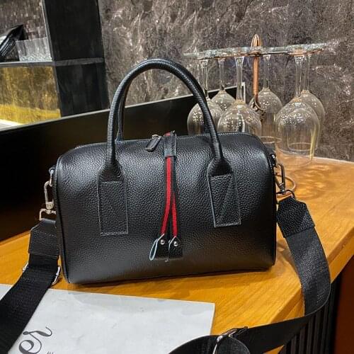 Women Genuine Leather Shoulder Bags High Quality Pure Leather Handbags Womens bag Luxury Tote bag Fashion Female Crossbody Bag