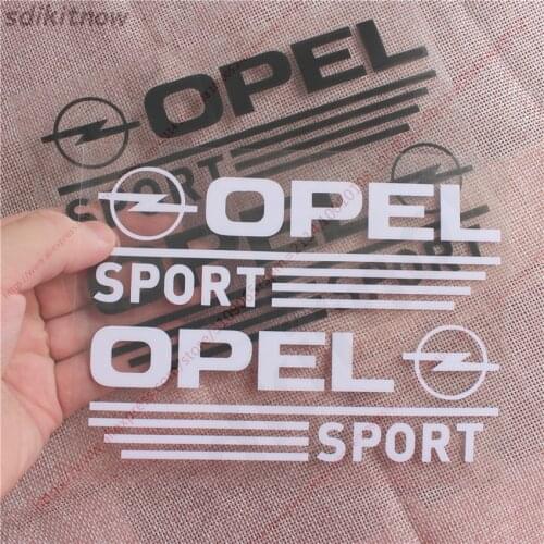 2pcs Car Rearview Sports Windows Decal Sticker Styling Decoration For OPEL Mokka Corsa Meriva Zafira Astra J H G Vectra Antara