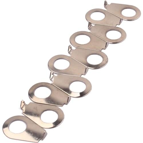 20pcs Guitar Buttons Pointer Plate Button Position Indicator Silver Gold