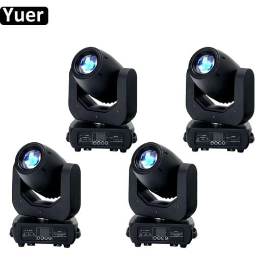 4Pcs/Lot 150w LED Beam & Spot Moving Head Lights Three Facet Prism DMX512 Moving Head Light For DJ Disco Party Stage Light