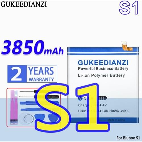 GUKEEDIANZI High Capacity Battery 3850mAh For Bluboo S1 Bateria