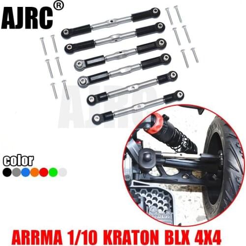 ARRMA 1/10 KRATON 4X4 4S BLX ARA102690 stainless steel bold full body tie rod AR330470+AR330526+AR330525