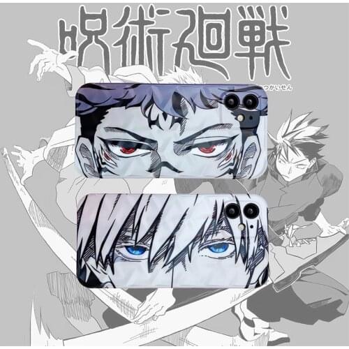Anime Jujutsu Kaisen Cosplay mobile phone shell The Apple 11 case works with the Apple 12Pro case Xsmax