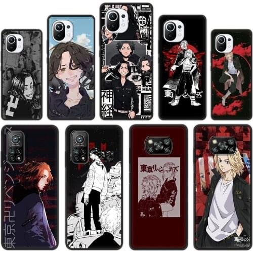 Anime Tokyo Revengers Fundas Shockproof Phone Case For Xiaomi Poco X3 NFC M3 Pro 9T 11 Note 10 10T Lite 5G Soft Cover Shell TPU