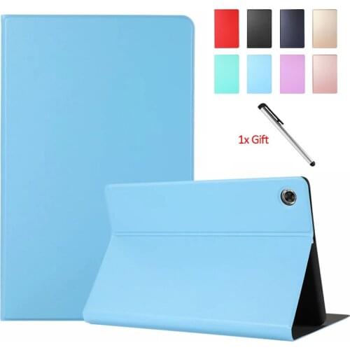 PU Leather Stand Cover For Funda Lenovo Tab M10 HD TB-X306F X306X Case Flip Tablet Case For Lenovo Tab M10 Case TB-X505 TB-X605