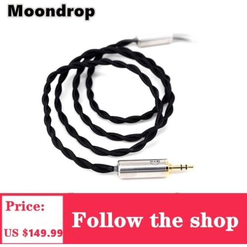 Moondrop Bort Upgrade Cable 480 Core Coaxial Litz Oxygen-free Copper Professional Earphone Upgrade Cable