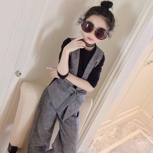 Girls Clothing Set For Girls 2019 Spring Hot Sale School Clothing Suit Teenage Kids Children Clothes 3Pcs Vest + T Shirt + Pants