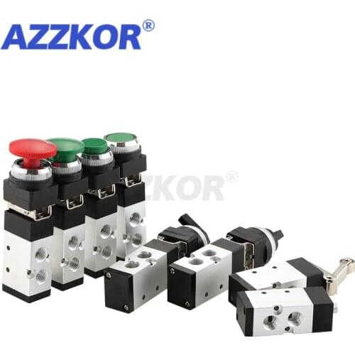 MSV-322 2 Position 3 Way Pneumatic Air Control Valve Mechanical Air Valve Hand Manual Valves
