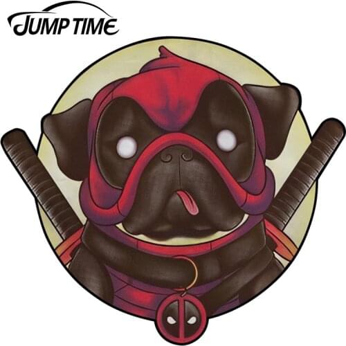 JumpTime 13cm x 11.64cm For Deadpool Pub Life Funny Sticker Car Stickers Waterproof Accessories Car Bumper Window Decal