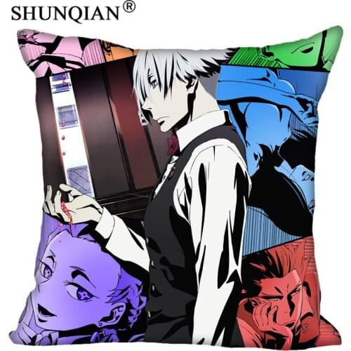 New Home pillow Cover Death Parade Pillowcase Zippered Two Sides Print Cuatom pillow cases House de Coussin