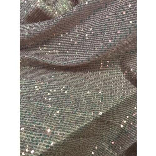 New SYJ-428886 tulle Lace Fabric sequins Embroidered African French Lace for wedding/evening / party dress