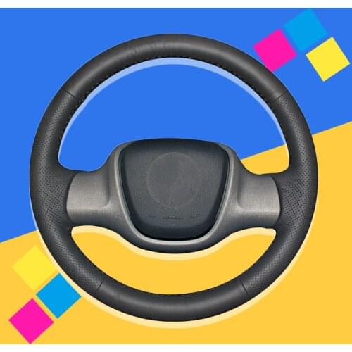 Auto Braid On The Steering Wheel Cover for Smart Fortwo 2009-2015 Car Wheel Covers Interior Accessories Car-styling