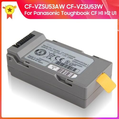 Original Replacement Battery CF-VZSU53W CF-VZSU53AW for Panasonic Toughbook CF H1 H2 U1 100% Genuine Battery 3400mAh