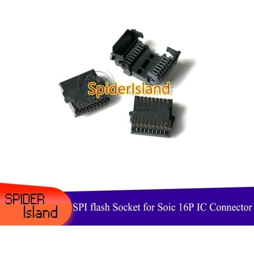 Original IC Holder AP-ACA-SPI-006 IC Socket SPI Flash Socket for SOIC 16P SMT fpr PCB